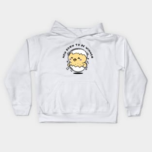 new born to be a winner Kids Hoodie